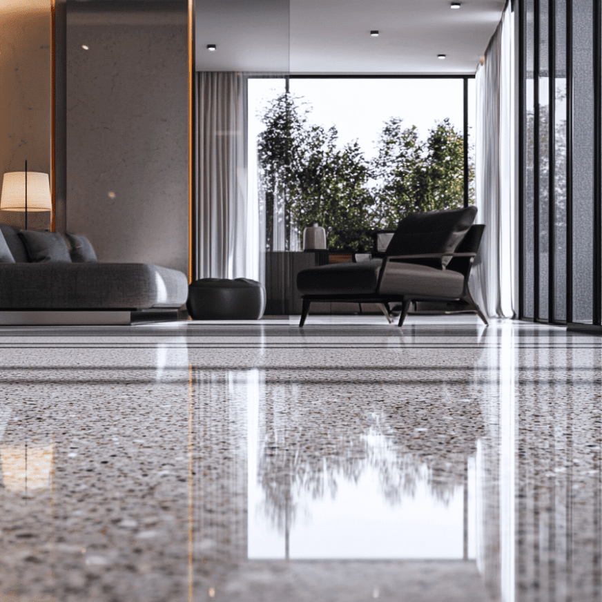 Refurbishing floors in Palma de Mallorca. More than 50 years of experience.