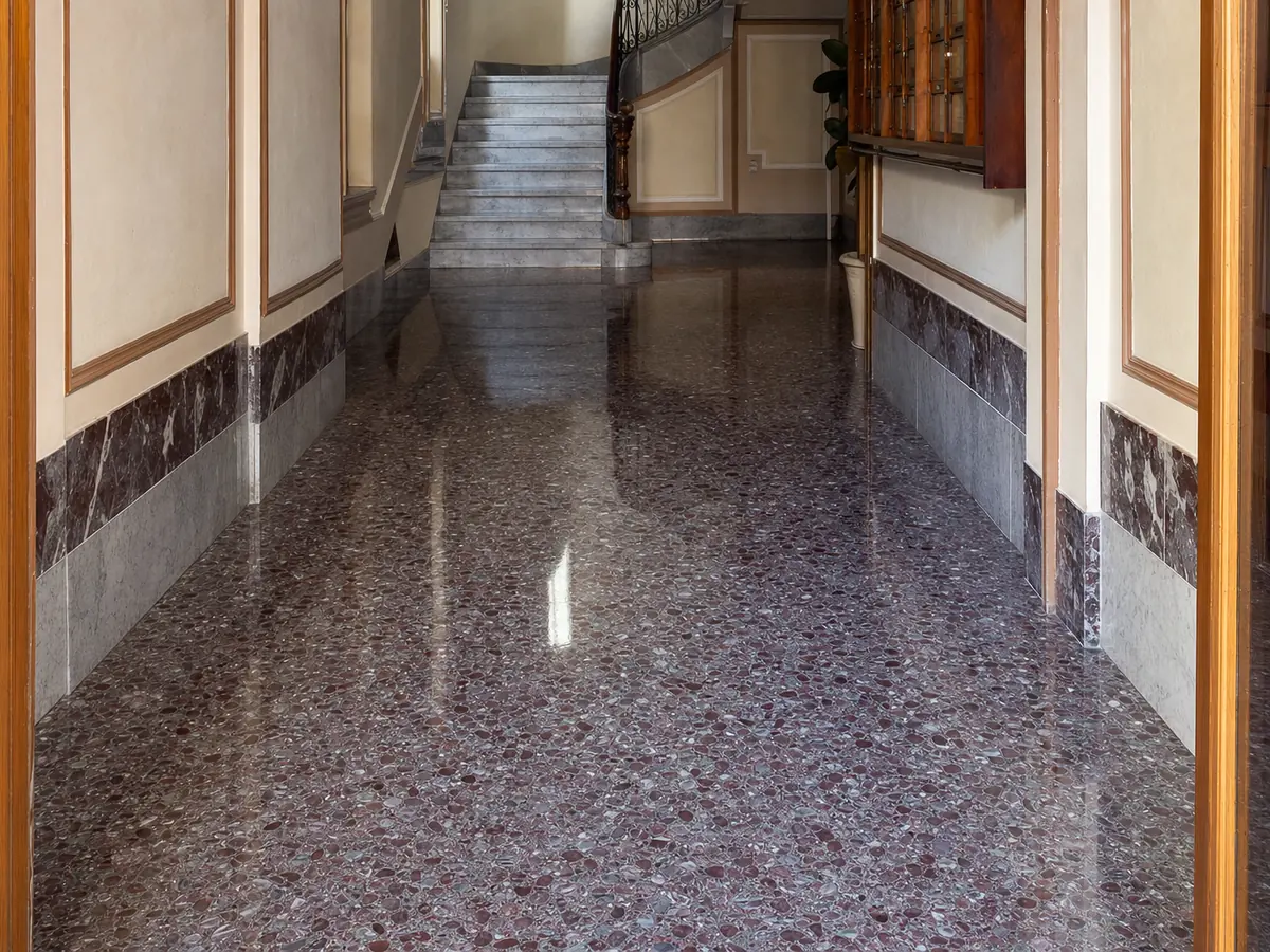 Abrillantado de terrazo en Mallorca en Projectes Sastre