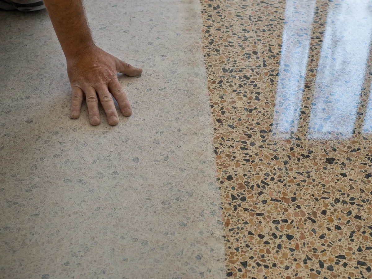 Pulido de terrazo mallorca en Projectes Sastre